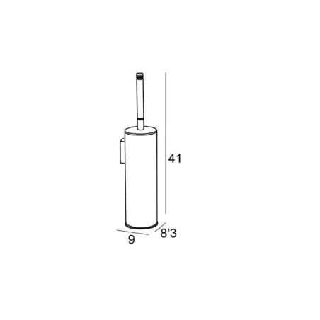 COTAS ESCOBILLERO DE PARED CARMEN 6600