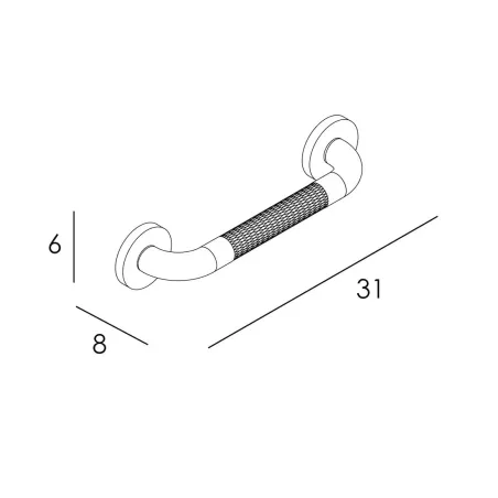 COTAS ASA DE SUJECCION 31 CM ANTIDESLIZANTE CORE 1900