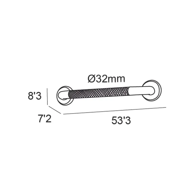 COTAS ASA DE SUJECCION 53.5 CM ANTIDESLIZANTE CORE 1900