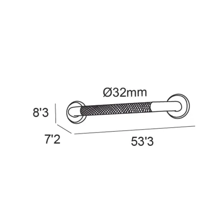 COTAS ASA DE SUJECCION 53.5 CM ANTIDESLIZANTE CORE 1900