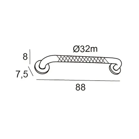 COTAS ASA DE SUJECCION 88 CM ANTIDESLIZANTE CORE 1900