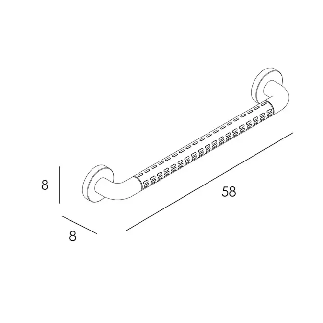 COTAS ASA DE SUJECCION 58 CM ANTIDESLIZANTE BLANC 1800