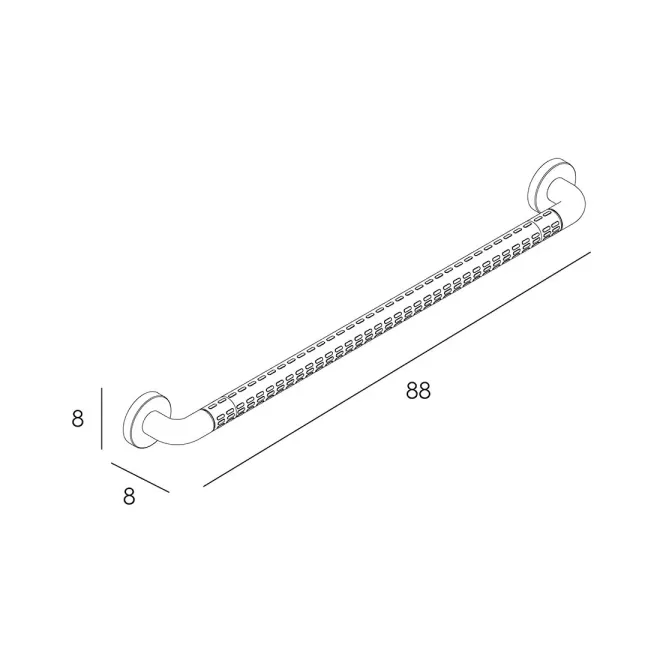 COTAS ASA DE SUJECCION 88 CM ANTIDESLIZANTE BLANC 1800