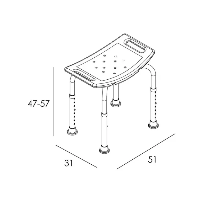 COTAS ASIENTO DE DUCHA