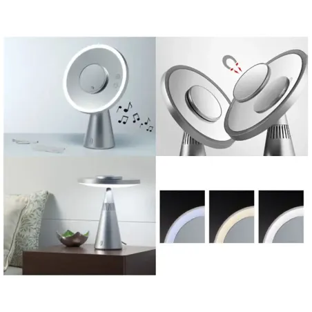 ESPEJO DE SOBREMESA CON BLUETOOTH