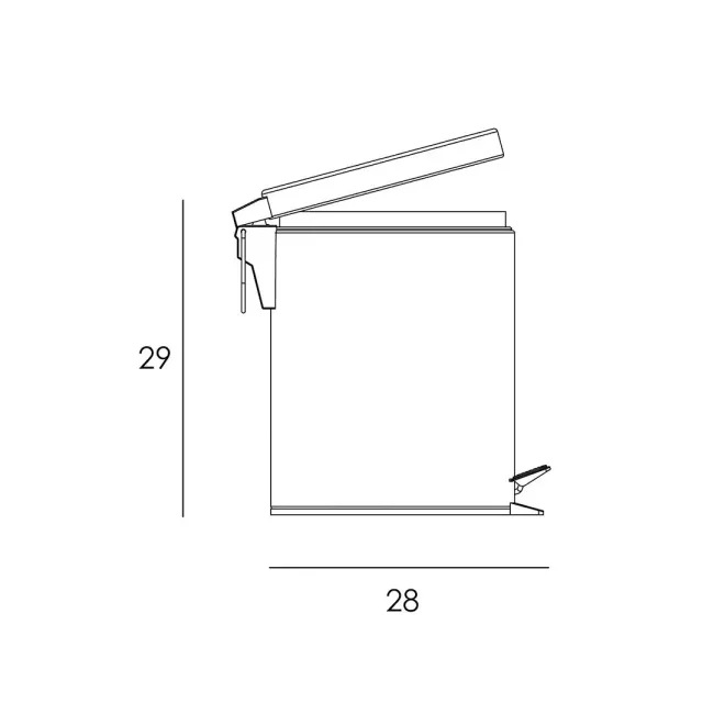 COTAS CUBO DE PEDAL 5 L