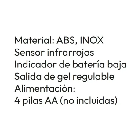 FICHA DISPENSADOR AUTOMATICO A PARED 850 ML