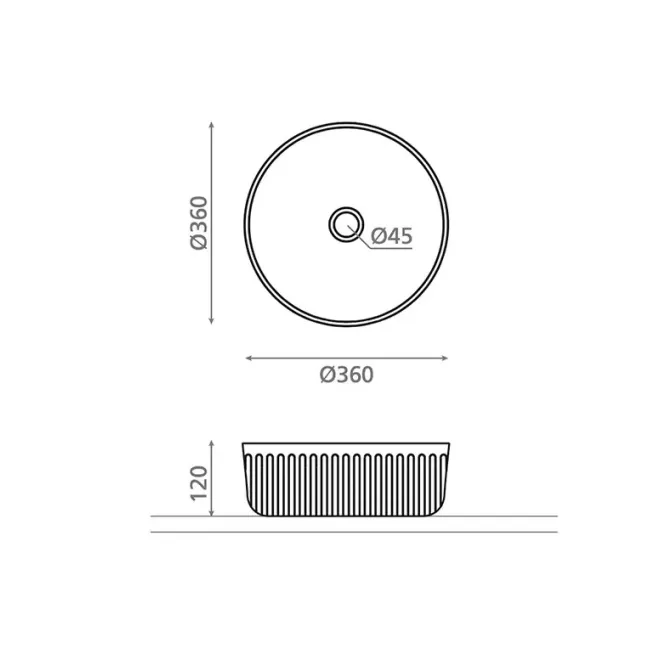 PLANO LAVABO SOBREENCIMERA WADI BATHCO