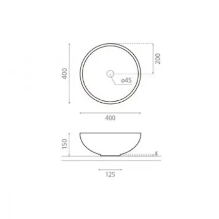 MEDIDAS LAVABO SOBREENCIMERA NEW LYS CRU BATHCO