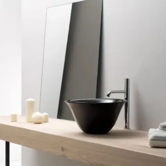 LAVABO SOBREENCIMERA NORDIC NEGRO BATHCO