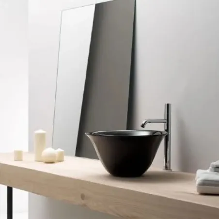 LAVABO SOBREENCIMERA NORDIC NEGRO BATHCO