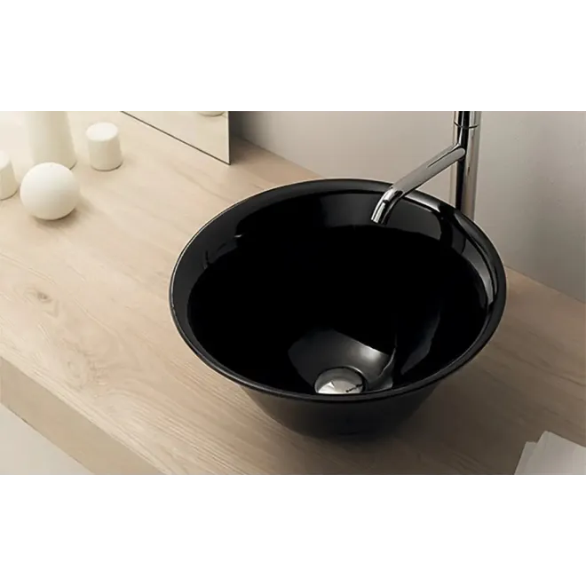 LAVABO SOBREENCIMERA NORDIC NEGRO BATHCO