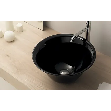 LAVABO SOBREENCIMERA NORDIC NEGRO BATHCO