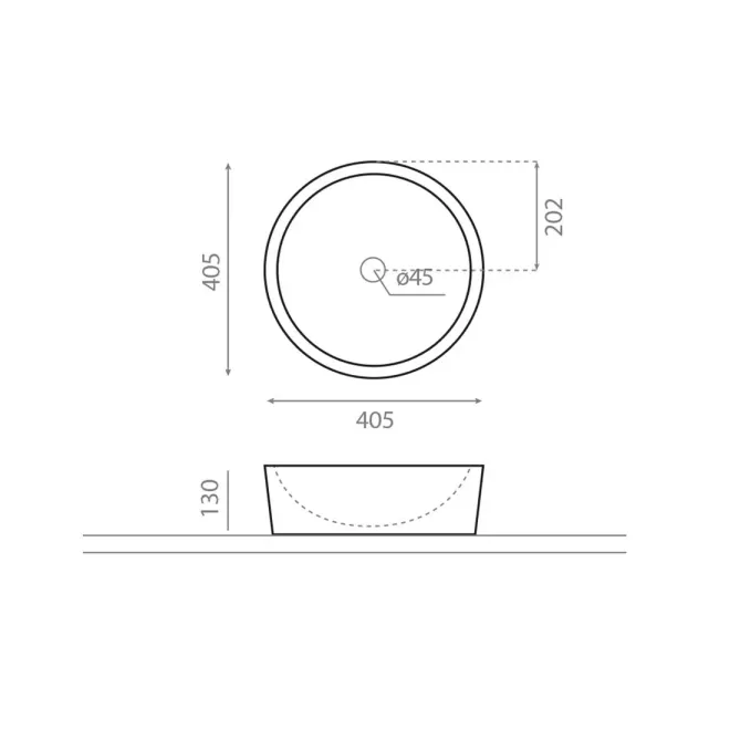 MEDIDAS LAVABO SOBREENCIMERA DUAL BATHCO