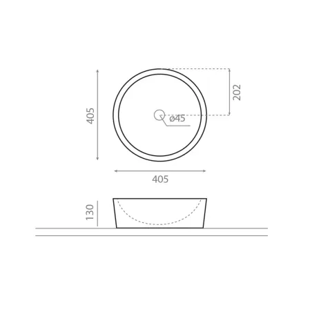 MEDIDAS LAVABO SOBREENCIMERA DUAL BATHCO