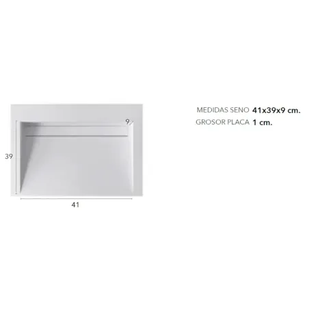 ▷ENCIMERA DOBLE SENO SOLID SURFACE A MEDIDA MONOPOLI Barata