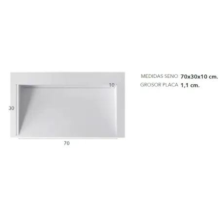 MEDIDAS SENO ENCIMERA DOBLE SENO SOLID SURFACE A MEDIDA ARLES SIN FALDON BAALNEO