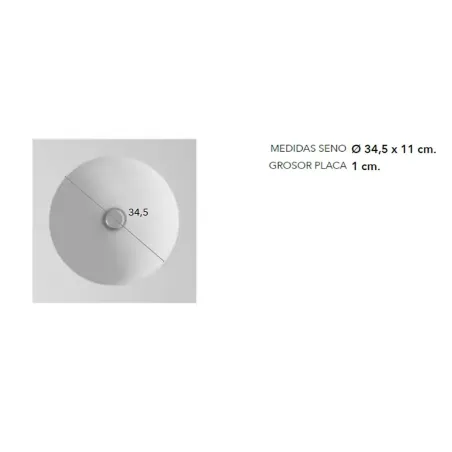 MEDIDAS SENO ENCIMERA SOLID SURFACE A MEDIDA SEDAN CON FALDON BAALNEO
