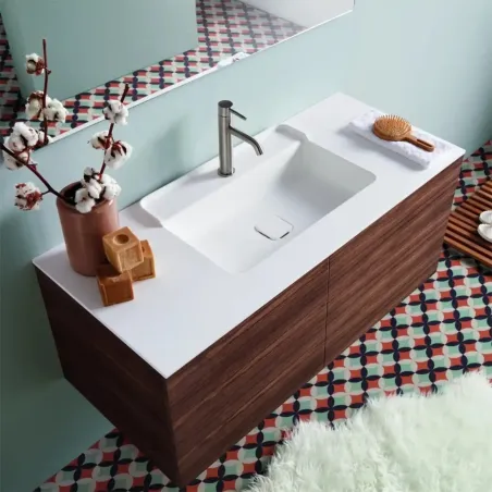 ENCIMERA SOLID SURFACE A MEDIDA SORRENTO SIN FALDON BAALNEO