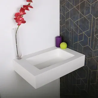 ENCIMERA SOLID SURFACE A MEDIDA MATERA CON FALDON BAALNEO