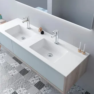 ENCIMERA SOLID SURFACE A MEDIDA LIDO SIN FALDON BAALNEO