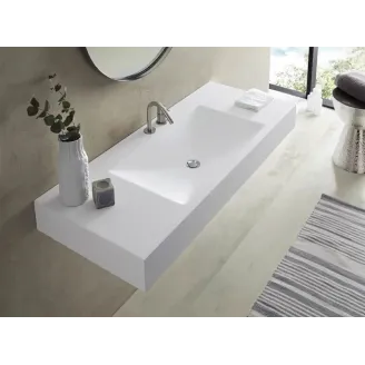 ENCIMERA SOLID SURFACE A MEDIDA BRINDISI CON FALDON BAALNEO