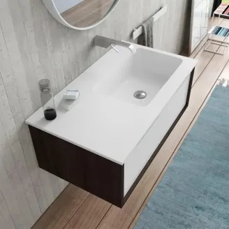 ENCIMERA SOLID SURFACE A MEDIDA CLASS CON FALDON BAALNEO