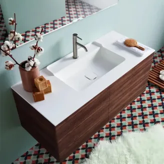 ENCIMERA DOBLE SENO SOLID SURFACE A MEDIDA SORRENTO SIN FALDON BAALNEO