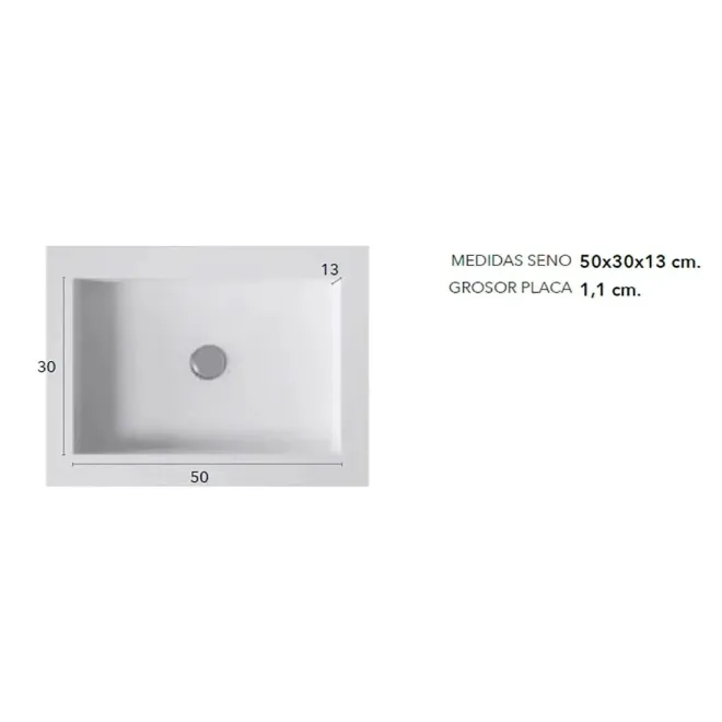 ▷ENCIMERA DOBLE SENO SOLID SURFACE A MEDIDA GUYANA Barata