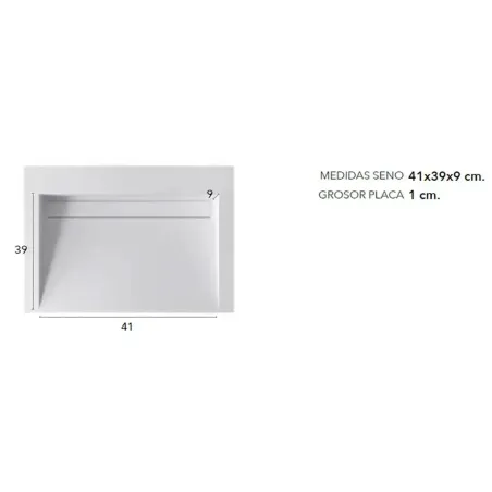 COTAS SENO ENCIMERA SOLID SURFACE A MEDIDA MONOPOLI CON FALDON BAALNEO