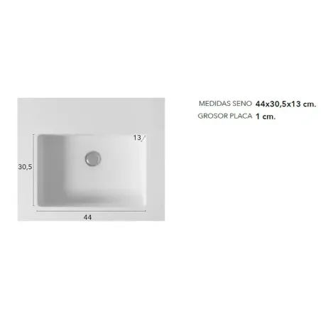 COTAS SENO ENCIMERA SOLID SURFACE A MEDIDA LIDO CON FALDON BAALNEO