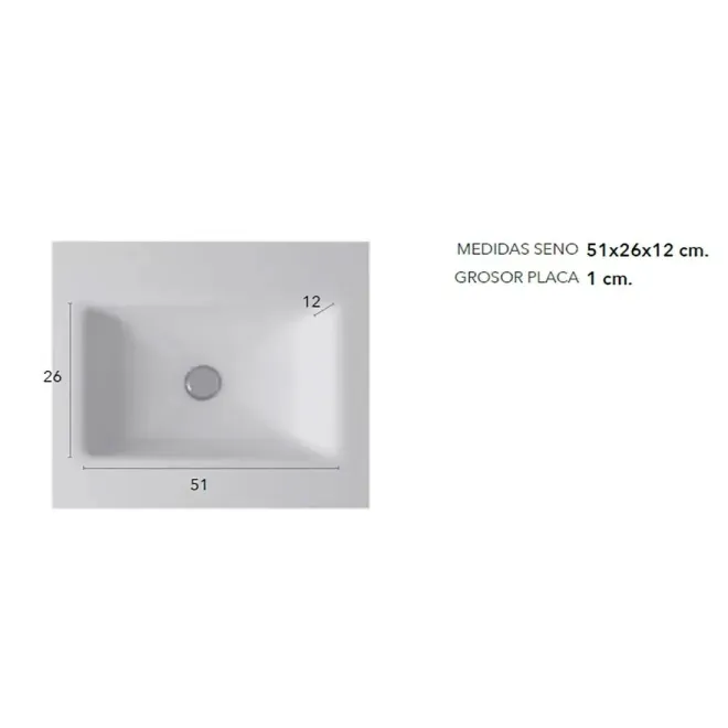 COTAS SENO ENCIMERA SOLID SURFACE A MEDIDA VIESTE CON FALDON BAALNEO