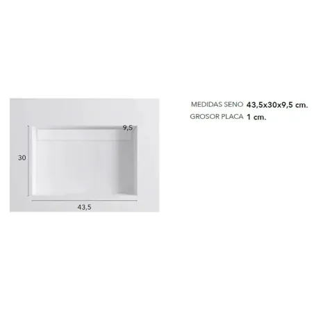 COTAS SENO ENCIMERA SOLID SURFACE A MEDIDA GRECO SIN FALDON BAALNEO
