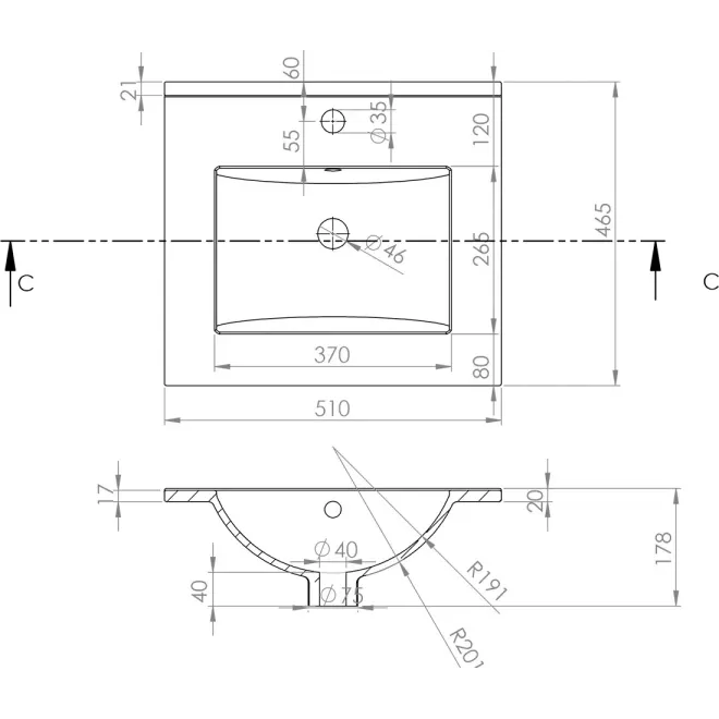 ▷LAVABO ENCIMERA CLASSIC Barato | Tienda Online | Envío GRATIS