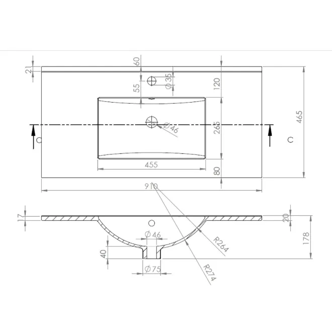 ▷LAVABO ENCIMERA CLASSIC Barato | Tienda Online | Envío GRATIS