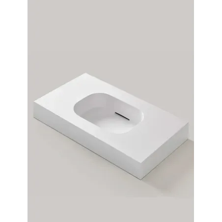 ENCIMERA SOLID SURFACE A MEDIDA VENTO CF CON FALDON RESIGRES