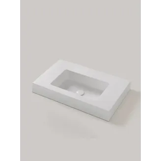 ENCIMERA DOBLE SENO SOLID SURFACE A MEDIDA ATENEA CON FALDON RESIGRES