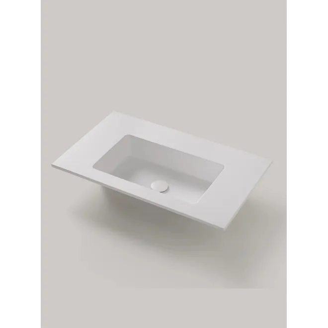 ENCIMERA DOBLE SENO SOLID SURFACE A MEDIDA SELENE SIN FALDON RESIGRES