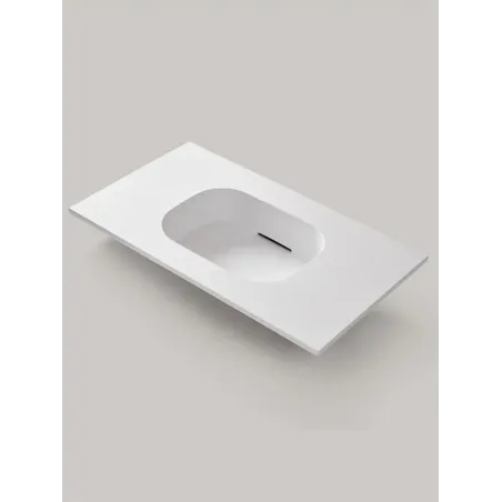 ENCIMERA DOBLE SENO SOLID SURFACE A MEDIDA VENTO SF SIN FALDON RESIGRES