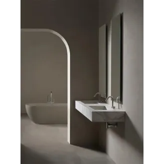 ENCIMERA DOBLE SENO GRES PORCELANICO A MEDIDA ATENEA CON FALDON RESIGRES