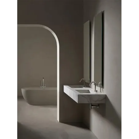 ENCIMERA DOBLE SENO GRES PORCELANICO A MEDIDA ATENEA CON FALDON RESIGRES