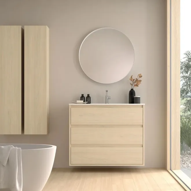 MUEBLE BAÑO 90 CARMEN 3 CAJONES AVILA DOS