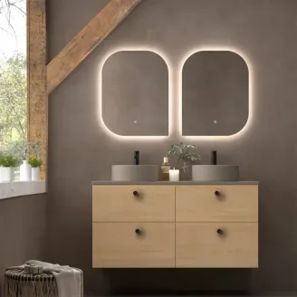 MUEBLE DE BAÑO SUSPENDIDO CARMEN 120 4 CAJONES AVILA DOS
