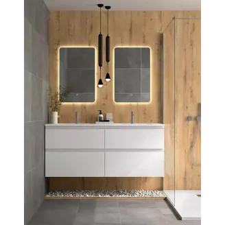 MUEBLE DE BAÑO SUSPENDIDO CARMEN 140 4 CAJONES AVILA DOS