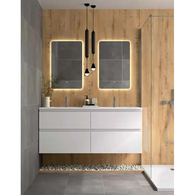 MUEBLE DE BAÑO SUSPENDIDO CARMEN 140 4 CAJONES AVILA DOS