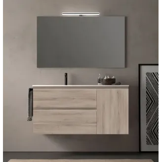 MUEBLE BAÑO 80 CARMEN 2 CAJONES 1 PUERTA SUSPENDIDO AVILA DOS