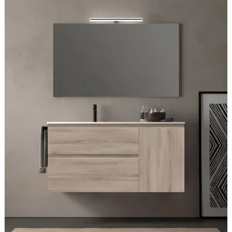 MUEBLE BAÑO 80 CARMEN 2 CAJONES 1 PUERTA SUSPENDIDO AVILA DOS