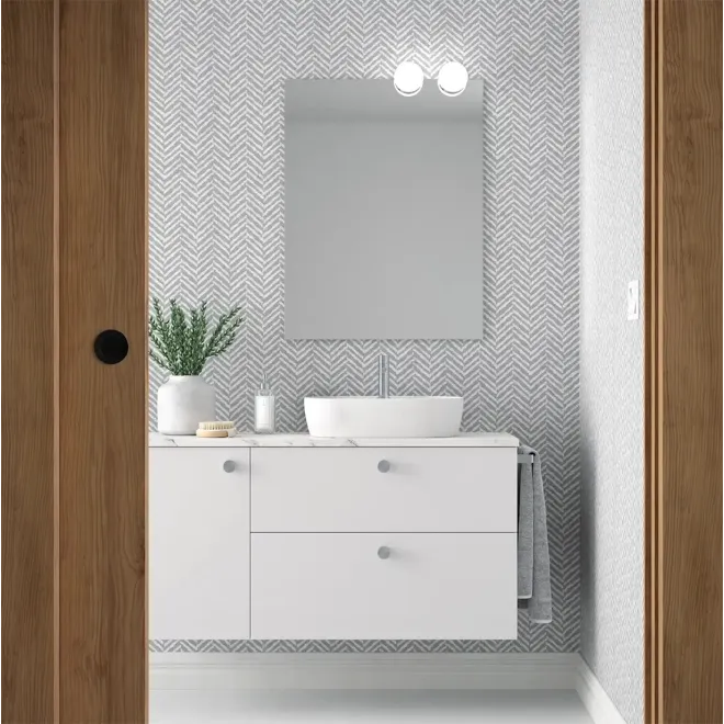 MUEBLE BAÑO 80 CARMEN 2 CAJONES 1 PUERTA SUSPENDIDO AVILA DOS