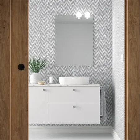 MUEBLE BAÑO SUSPENDIDO 120 CARMEN 2 CAJONES 1 PUERTA AVILA DOS