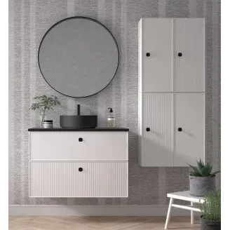 MUEBLE BAÑO 80 BLANCA 2 CAJONES AVILA DOS